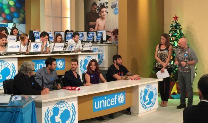 Στηρίζουν την UNICEF ο Πρίντεζης και ο Σλούκας