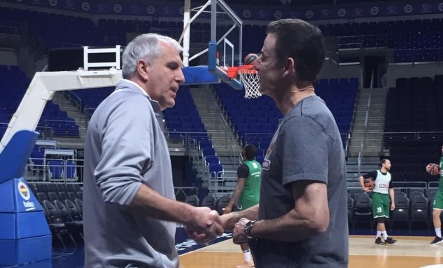 Η συνάντηση των δύο θρύλων του μπάσκετ στην Τουρκία (pic)