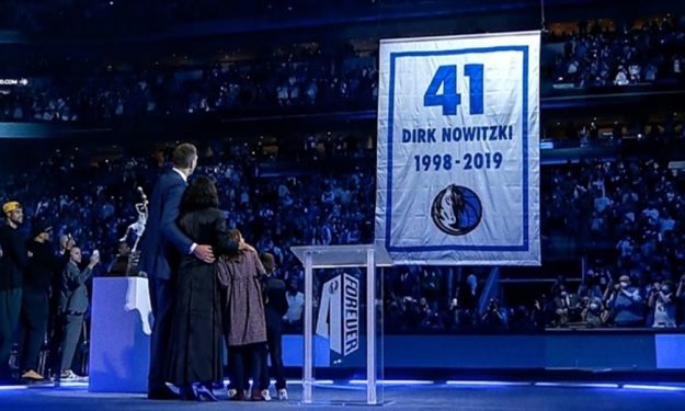 Nowitzki: Οι Mavericks απέσυραν την φανέλα με το «41» σε μία απίθανη τελετή
