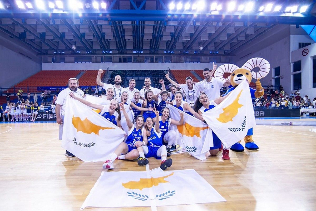 Πρωταθλήτρια η Εθνική Γυναικών Κύπρου στο Ευρωμπάσκετ μικρών χωρών