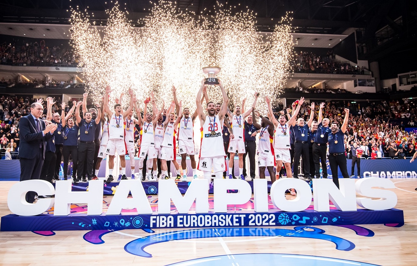 EuroBasket: Μόνη 3η σε χρυσά μετάλλια η Ισπανία