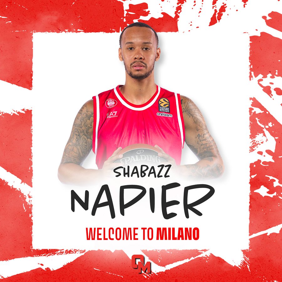 Η Olimpia Milano ανακοίνωσε τον Shabazz Napier (vid)