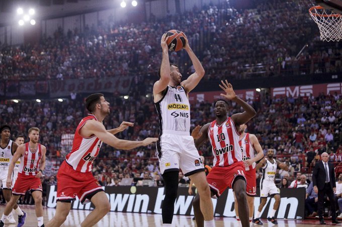 EuroLeague: Η βαθμολογία μετά τη νίκη του Ολυμπιακού επί της Partizan