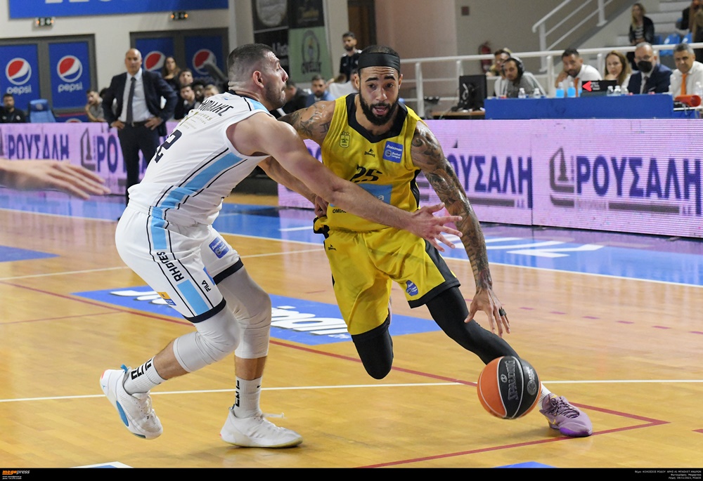 Basket League (5η αγ.): 100άρα για ΑΕΚ – διπλό στην Ρόδο ο Άρης – εύκολα στο Μαρούσι το Περιστέρι